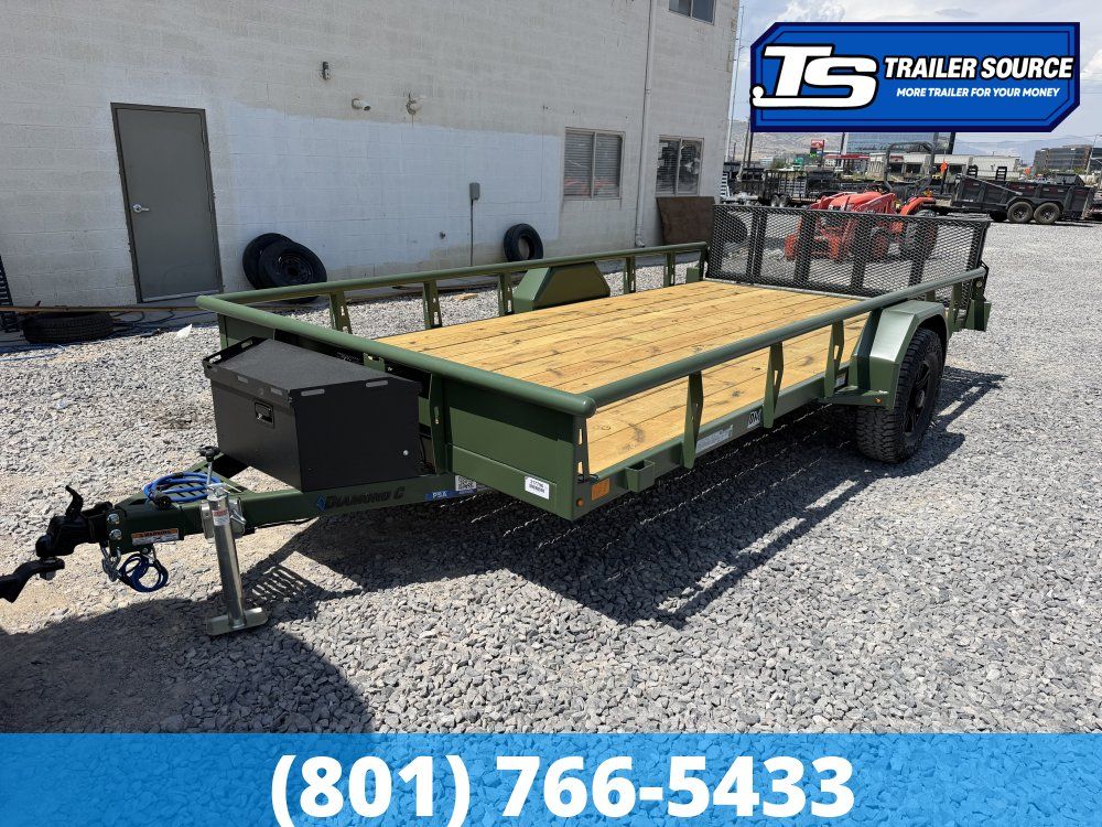 7x14 Diamond C PSA 106 Venture Series Utility Trailer - 6K GVWR -