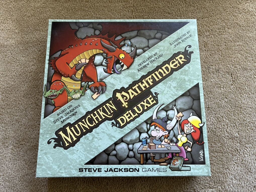 COMPLETE Munchkin Pathfinder Deluxe Game
