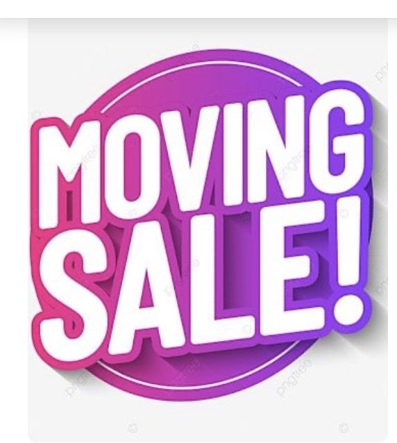 Moving sale-May 2