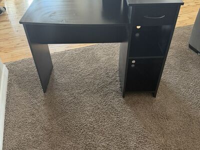 Desk With Drawer And Cubbies