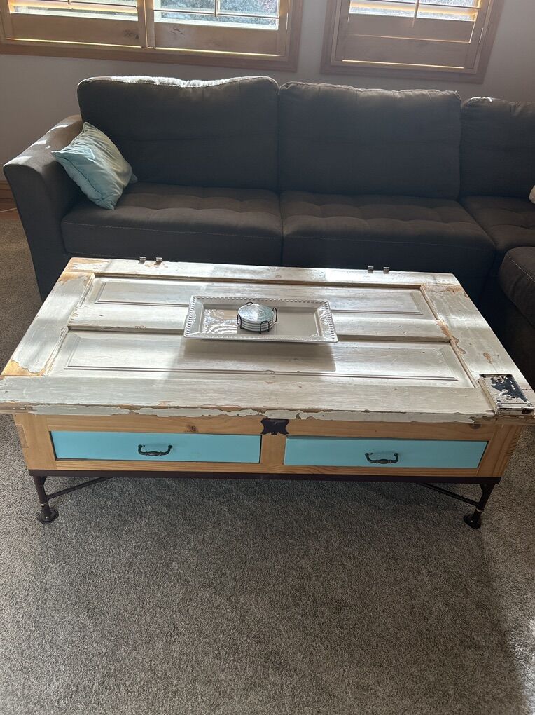 Vintage Door Coffee Table
