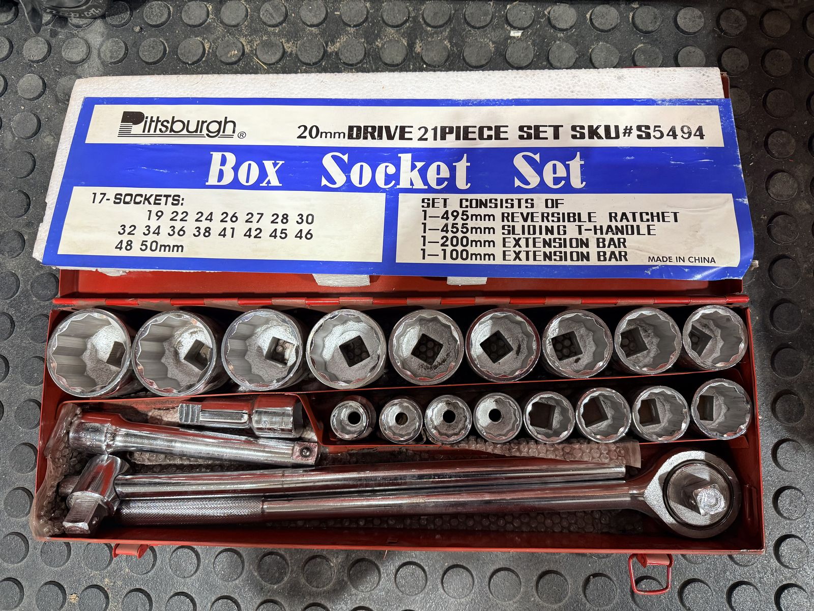 3/4" Drive Metric Socket Set