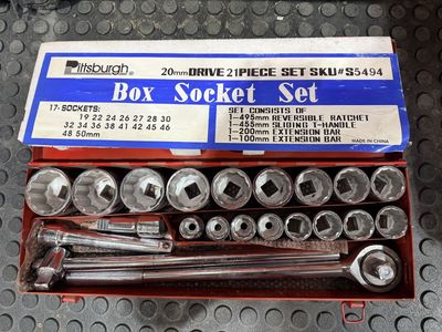 3/4" Drive Metric Socket Set