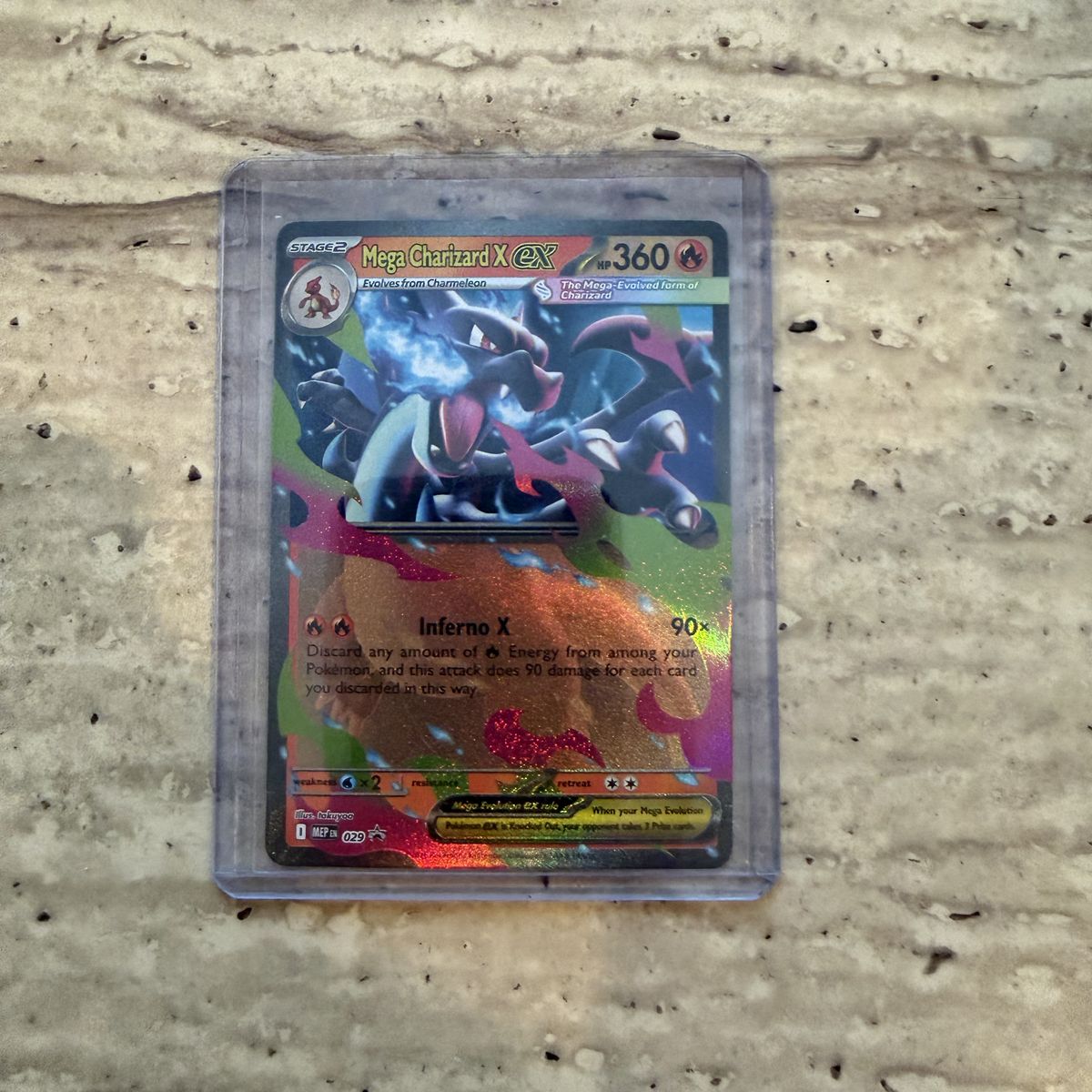 Mega Charizard X Ex Promo 029 pokemon Card