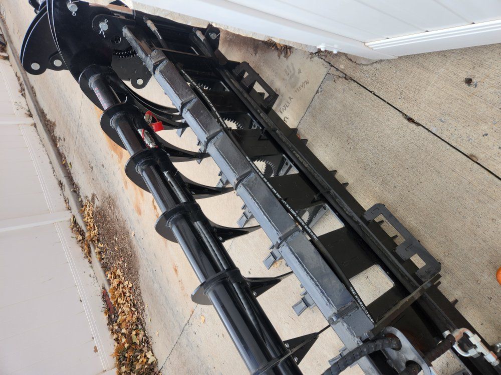 new 72 inch grapple bucket for skid steer