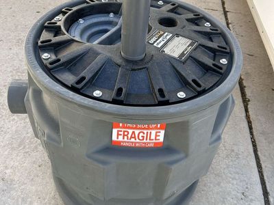 Liberty Pump Pro380 Series 4/10 HP Submersible Pre-Assembled Simplex Sewage System with LE41 Pump, 24”x24” Polyethylene Basin