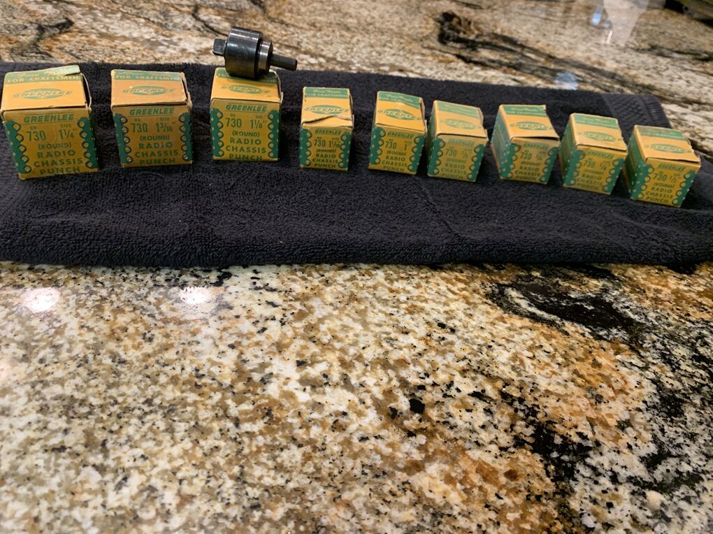 Greenlee Round Radio Chassis punch