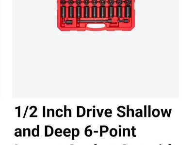 Tekton impact socket set