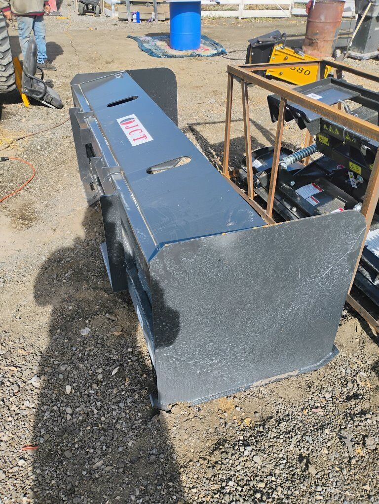 84 in skid steer snow pusher