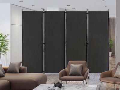 GOFLAME 4 Panel Folding Room Divider 6 Ft - Rolls
