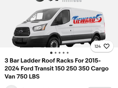 Ford Transit Van ladder rack