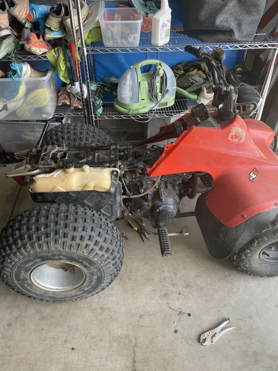 Running four wheeler