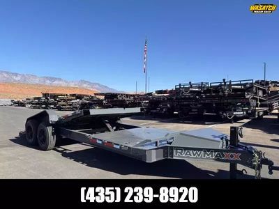 2026 RawMaxx 7X22 20K G7X Shadow Grey Gravity Tilt Equipment Trailer