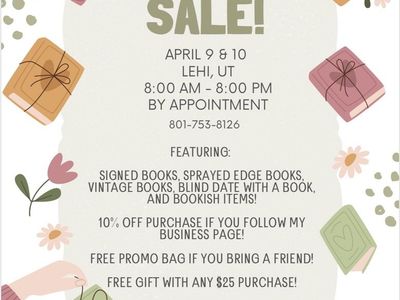 Book Sale Th-Fri in Lehi
