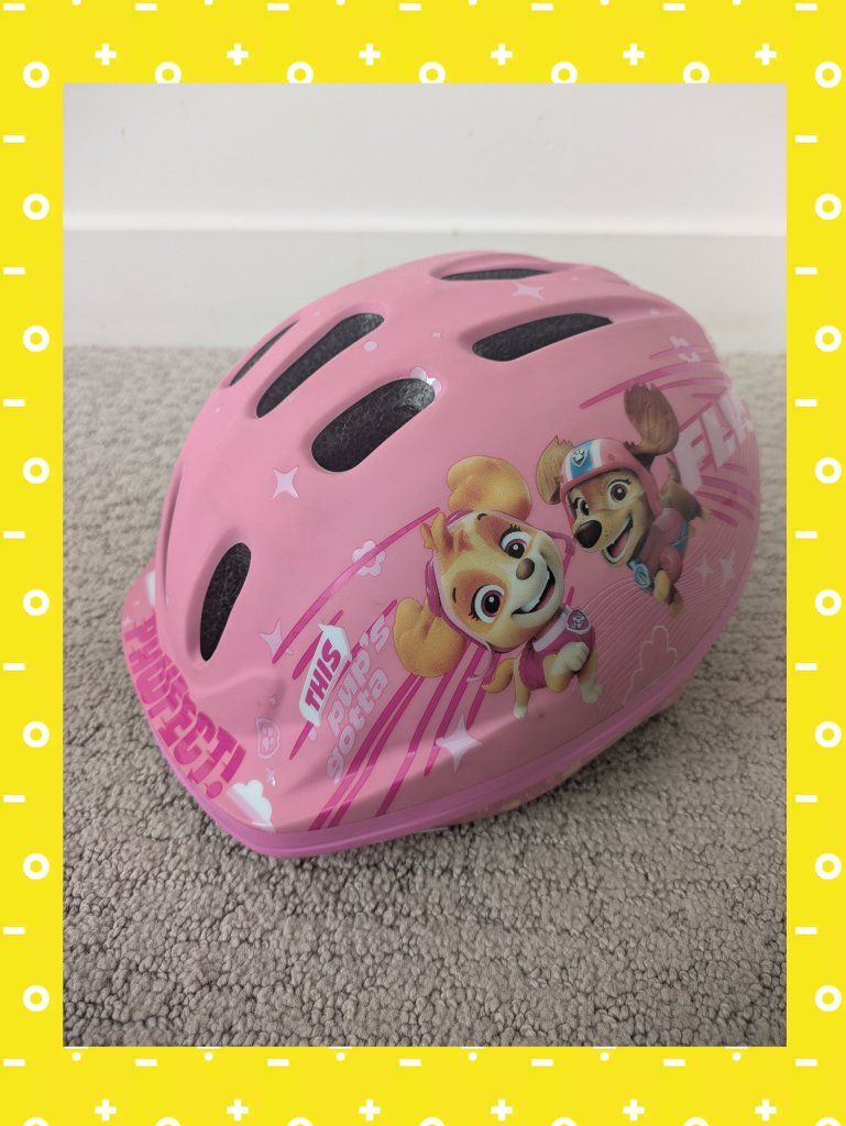 PAW Patrol Skye Pawfect Toddler Bike Helmet Age 3+ 48-52cm Pink