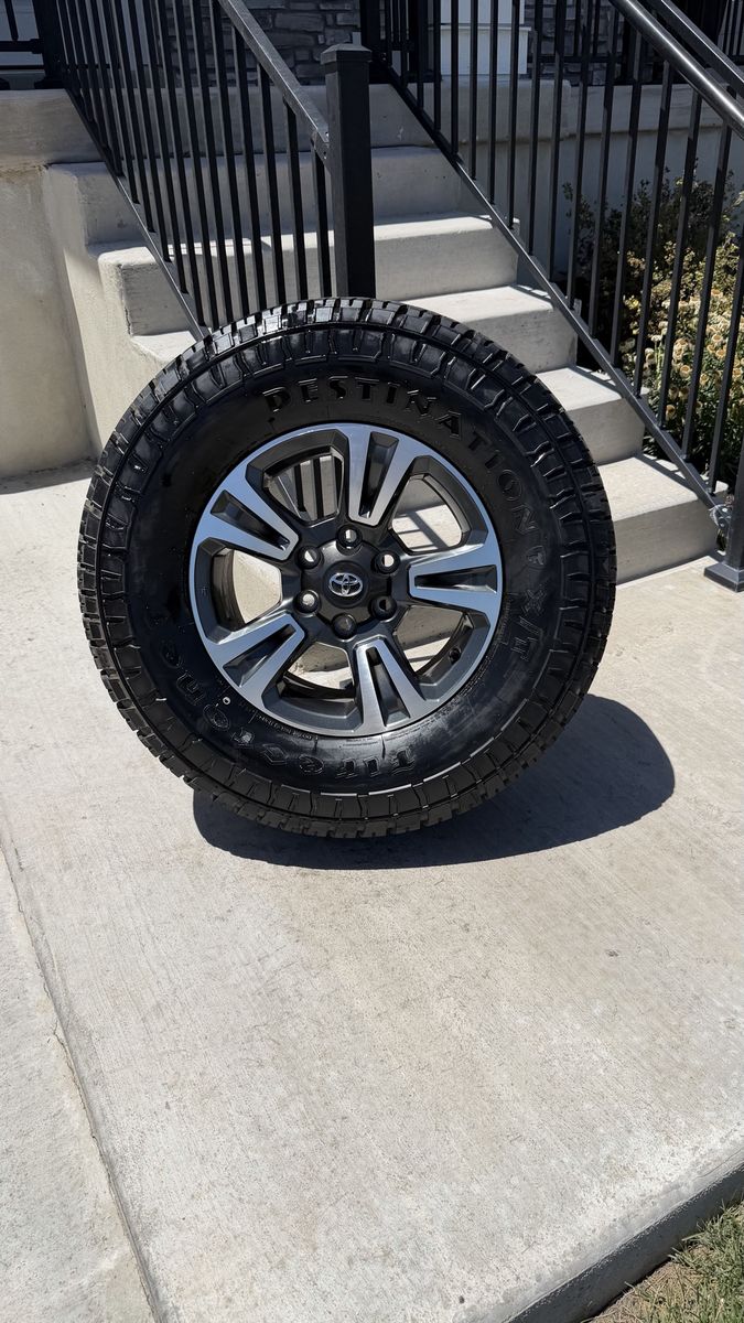 Toyota Tacoma 4Runner Rims and Tires 285/70R17 Firestone Destination X/T