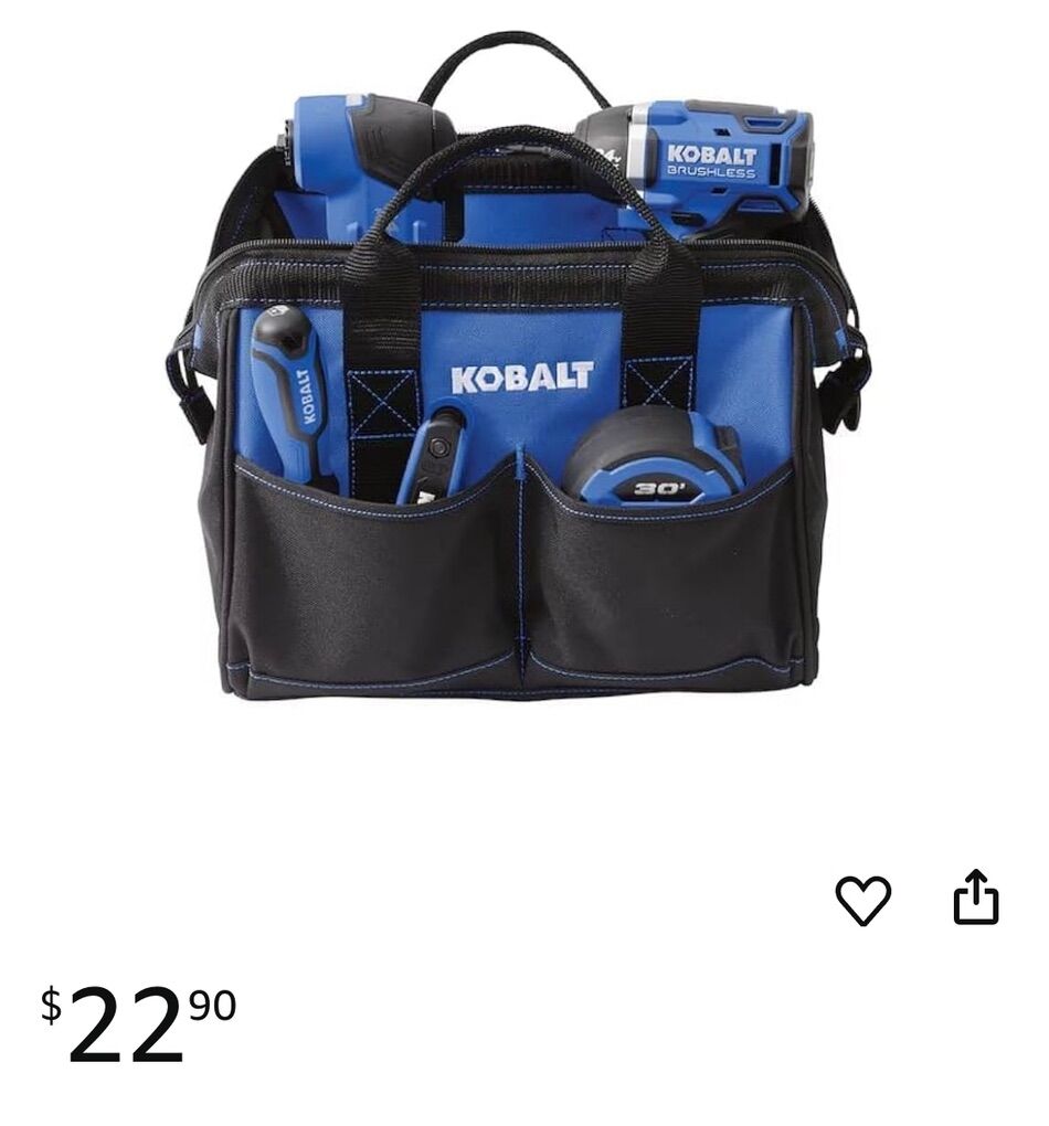 New Kobalt Tool Bag, Hammer, Screwdrivers and More