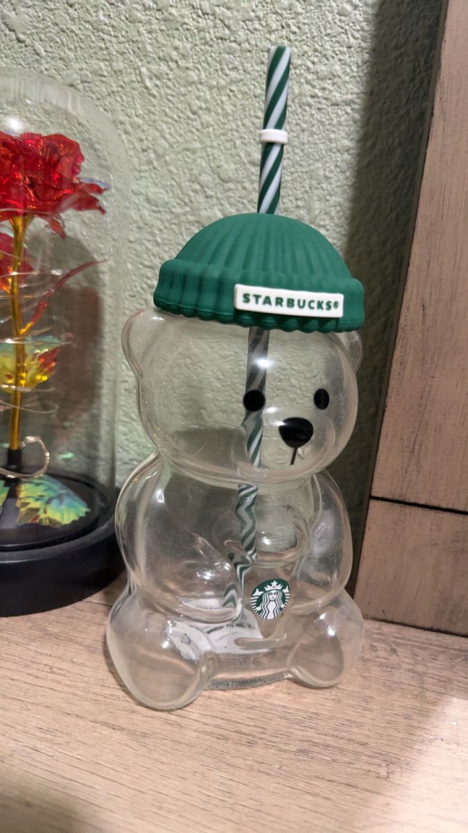 Limited Edition 2025 Bearista Glass Cup Starbucks