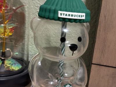 Limited Edition 2025 Bearista Glass Cup Starbucks