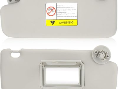 2012-2019 Chevy Sonic, 2013-2016 Spark Driver & Passenger Sun Visor Set