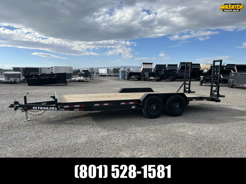 PJ Trailers 7x20 6" Channel Equipment (CD) Equipment Trailer