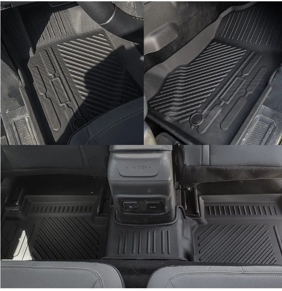 Rongtaod Custom Fit Rubber Floor Mats for 2021-2026 Ford Bronco 2-Door - Front, Rear, Cargo