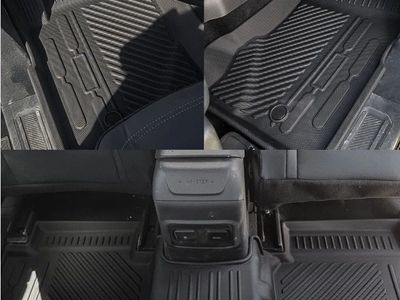Rongtaod Custom Fit Rubber Floor Mats for 2021-2026 Ford Bronco 2-Door - Front, Rear, Cargo