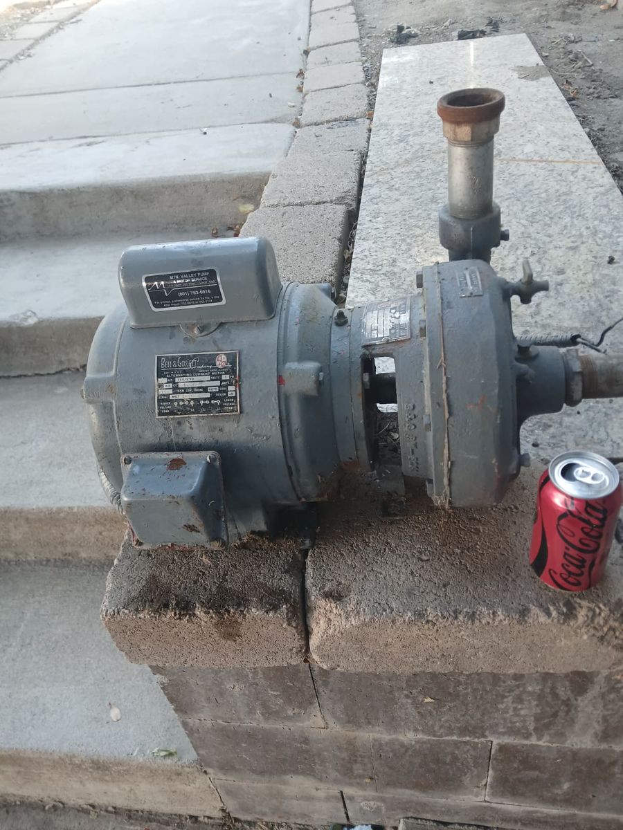 Water pump constant duty