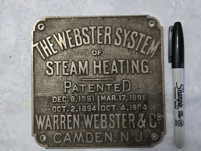 Hotel Utah steam heat brass plaque