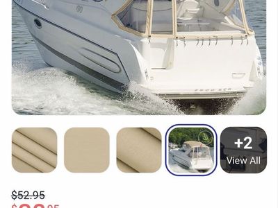 Sunbrella Marine fabric is intended for outdoor use