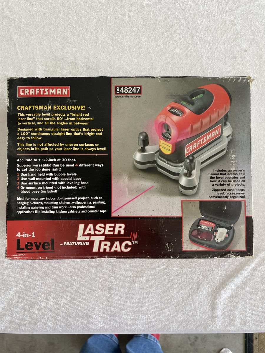 Craftsman 4-in-1 Laser Trac Level Model 948247