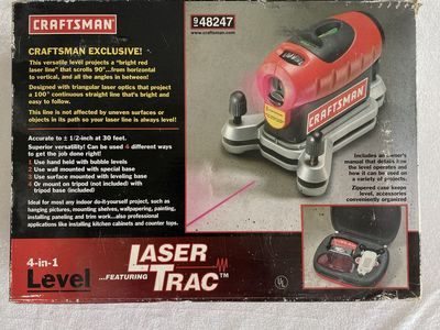 Craftsman 4-in-1 Laser Trac Level Model 948247
