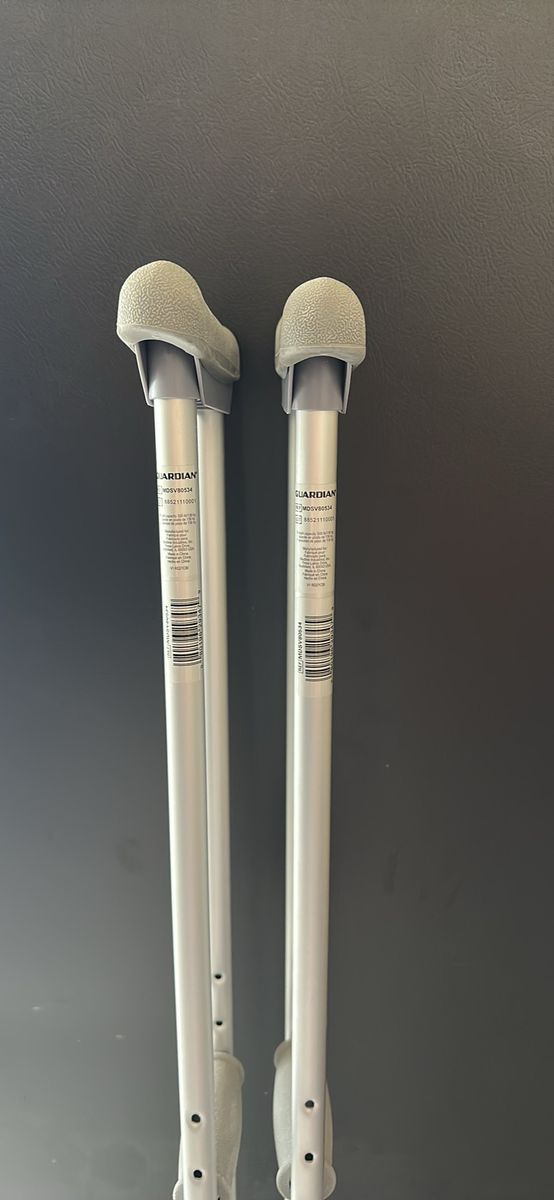 Aluminum crutches