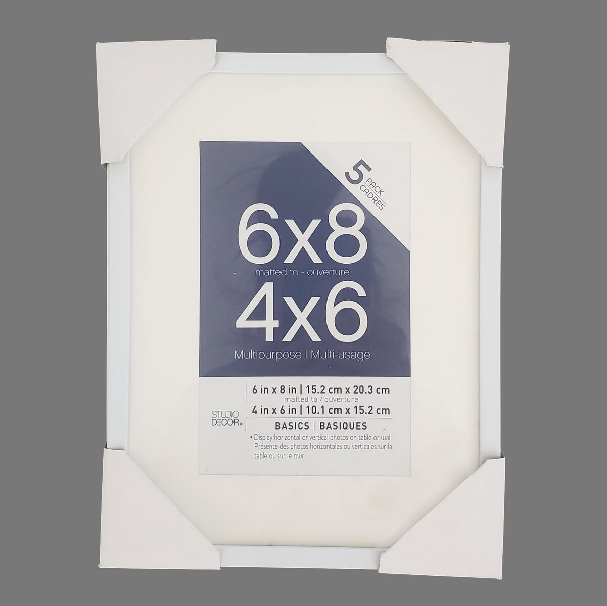 Picture frames, 5, white