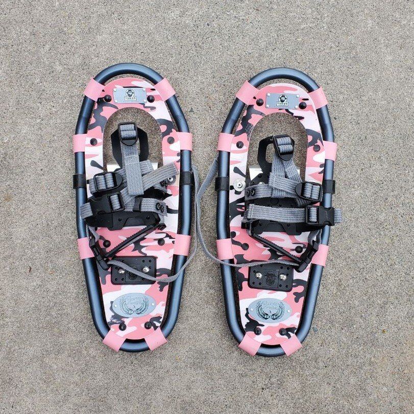 Girls 16” Yukon Charlie Backcountry Pink Snowshoes