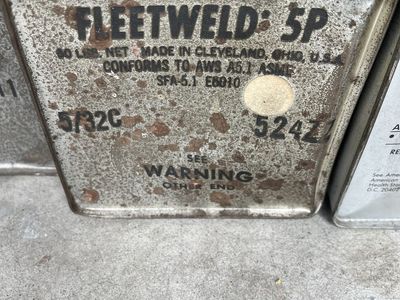 Lincoln Electric Fleetweld 5P Welding Rods & Chemetron Alloy Arc Electrodes - Mixed Lot