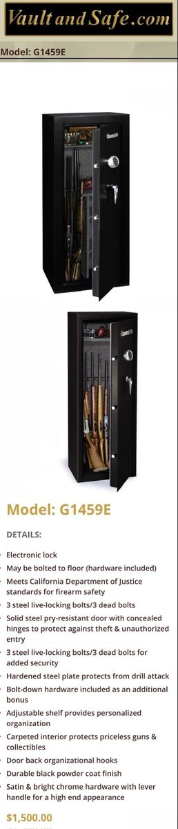 Sentry 14 Gun Fireproof Gun Safe