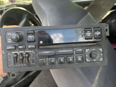 1999 dodge ram Vintage Mopar Car Stereo Radio CD Player with AM/FM, Bass/Mid/Treble EQ, and CD Controls