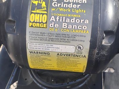 6" bench grinder