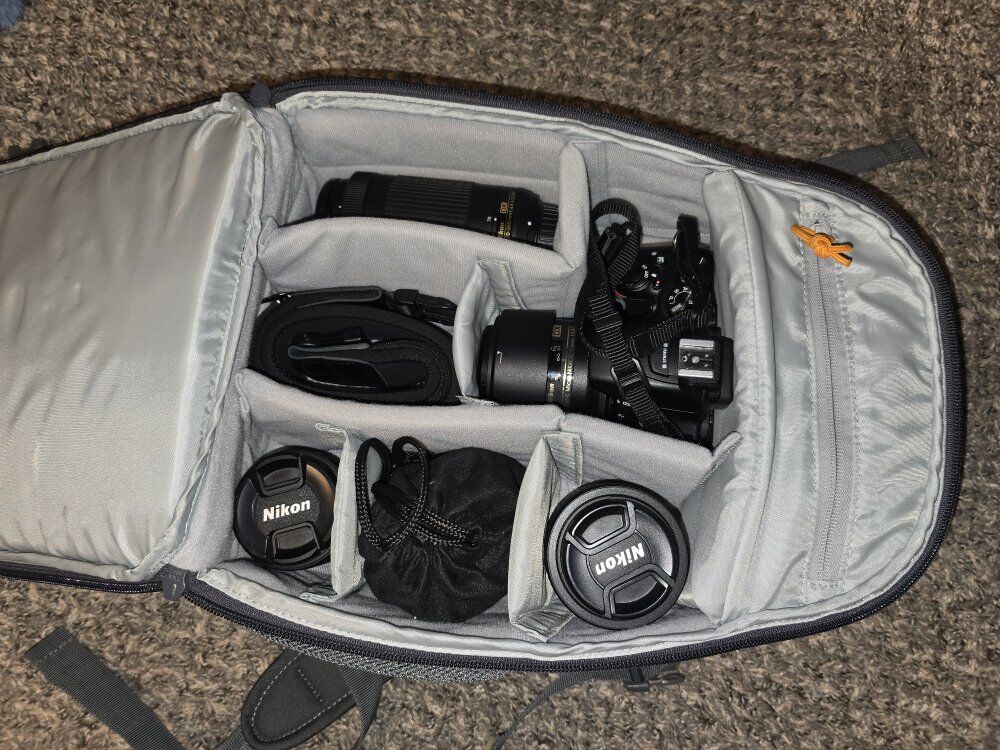 Nikon D5600 with accessories