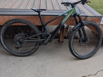 2024 Scott Genius 910 Full Suspension Mountain Bike - Green/Black