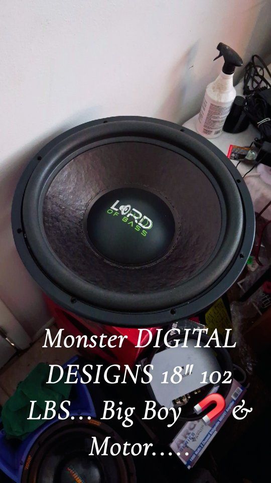 BIG BOY CAR AUDIO SUBS DD 9518 18" MEPHIS VIV 14" American Bass Godfather 15"
