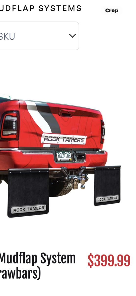 Rock Tamers Mud Flap System w/ Universal Mount - Great Condition, Ready for Your Truck/RV