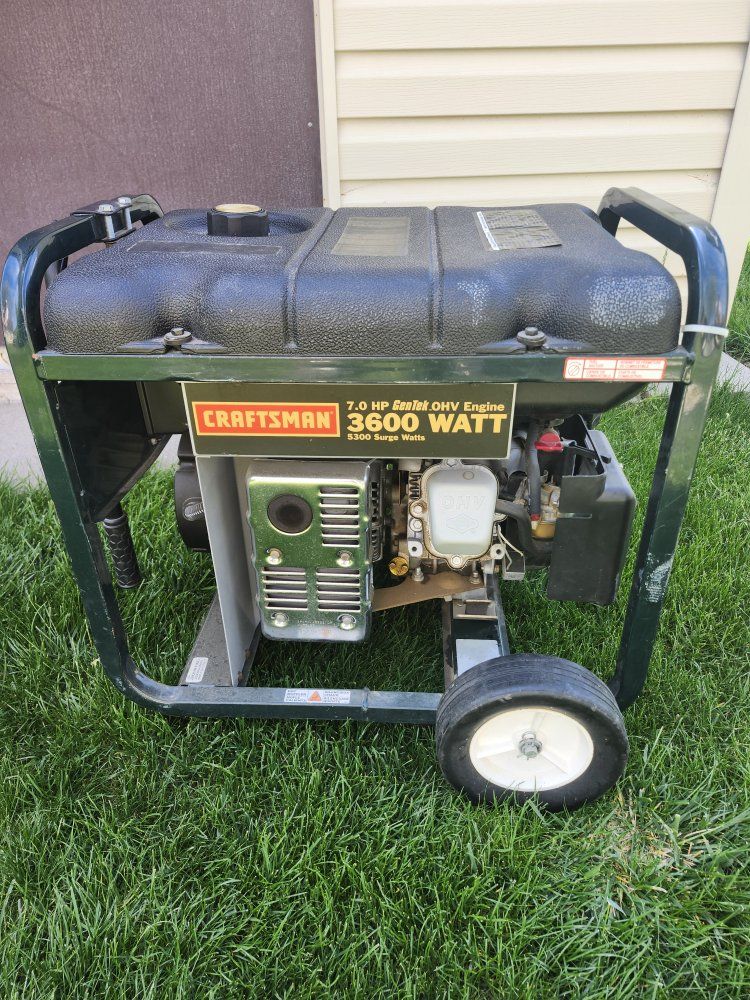 Thirty six hundred watt generator