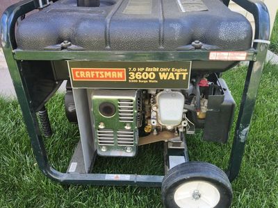 Thirty six hundred watt generator