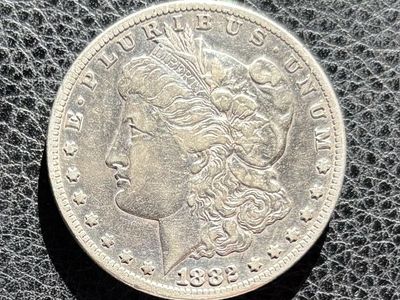 1882 Morgan Silver Dollar Coin - Collectible US Mint Silver Coin