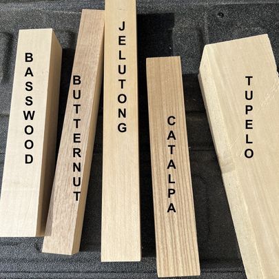 Carving Wood: Basswood, Tupelo, Jelutong, Butternut and Catalpa