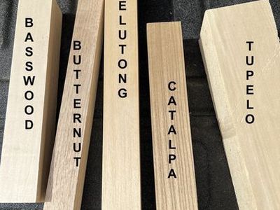 Carving Wood: Basswood, Tupelo, Jelutong, Butternut and Catalpa