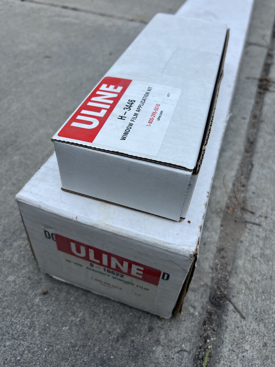 Uline Security Film and Application kit 60in x 25ft