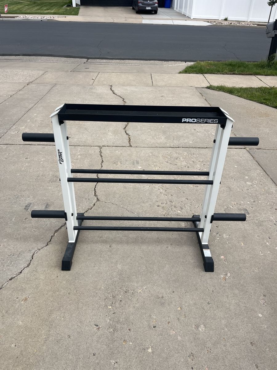 Weight rack storage